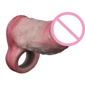 Extensor de Pene Realista de Silicona, Juguete Sexual para Hombres, Funda para Agrandar el Pene - Product Image 1
