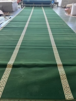Tapis de prière grand format, moquette murale et tapis de prière pour mosquée, tapis personnalisé ignifuge en nylon pour mosquée