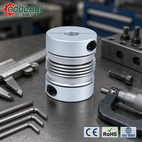 Accouplement à soufflet en acier inoxydable SG4 de qualité supérieure, type à serrage sans jeu, moyeu en aluminium haute rigidité pour machines lourdes