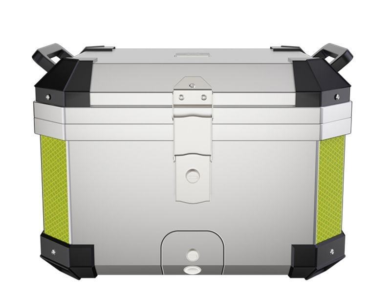 57L Silver Square Box Shock Absorbing Base