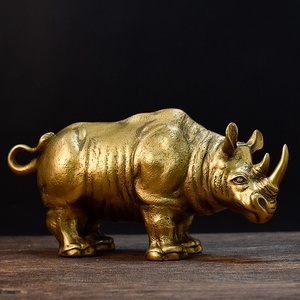 New Products 2024 Unique Decorative <strong>Rhino</strong> Figurines <strong>Statue</strong> Outdoor Garden <strong>Rhino</strong> Sculpture Animal <strong>Statue</strong> Toy - Product Image 4