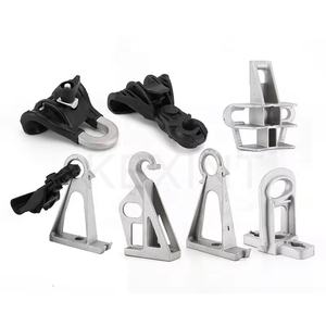 KEXINT ADSS Cable Suspensión Extremo muerto Abrazadera de anclaje Ganchos de soporte universal Poste de soporte de aluminio - Product Image 6