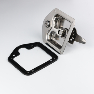 Poignée de verrouillage de <span class=keywords><strong>porte</strong></span> de conteneur de camion en acier inoxydable pour <span class=keywords><strong>porte</strong></span> robuste, poignée escamotable dissimulée avec système de sécurité et durabilité - Product Image 1