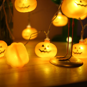 Garden Party Holiday Christmas Lighting Decoración impermeable Luces de cadena de calabaza al aire libre - Product Image 3