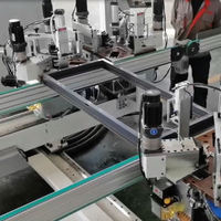 Línea de Producción de Ensamblaje de Esquinas de Cuatro Cabezas CNC de Alta Precisión para Aluminio y UPVC con Software de Control Independiente y Alto Nivel de Seguridad