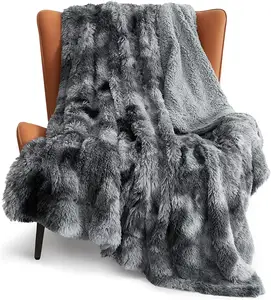Пушистые пушистые плюшевые толстые ворсистые одеяла из шерпы для дивана-кровати 50x60 дюймов