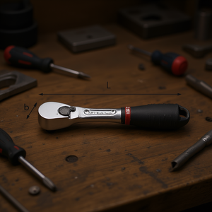 ประแจวงล้อขนาด 237 บี 1/4 นิ้ว พร้อมหัวปรับได้สำหรับการซ่อมแซมเครื่องจักรกลที่มีความแม่นยำ - Product Image 3