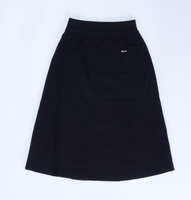 Jupe Midi Femme Minimaliste Écologique à Motifs Floraux, Coupe Évasée, Taille Haute, en Tricot Épais avec Poches Zippées – Idéale pour le Bureau et les Tenues Urbaines d'Automne