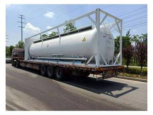 Réservoir ISO standard CSC pour gaz réfrigérant, 30 pieds, T14, pour le stockage d'<span class=keywords><strong>alcool</strong></span> <span class=keywords><strong>isopropylique</strong></span> et le transport de liquides chauffés - Product Image 2