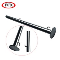 FOYO Mât de drapeau marin en acier inoxydable, diamètre 1 pouce, plusieurs options de longueur, accessoire de quincaillerie pour bateau et yacht