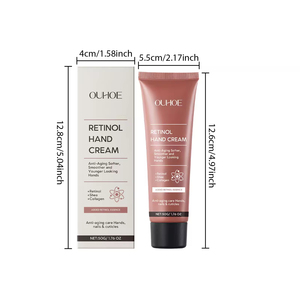 Crema de manos blanqueadora nutritiva con retinol y vitamina E portátil de alta calidad para todo tipo de piel - Product Image 5