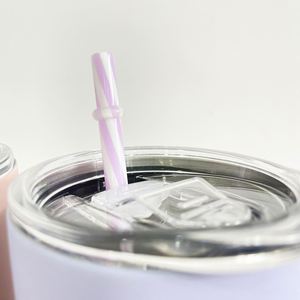 Nouveau gobelet isotherme droit et fin de 20 oz, mat, coloré, à sublimation, avec couvercles - Product Image 3