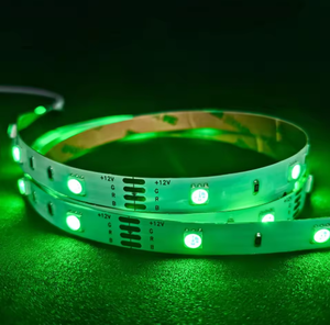Bande LED SMD 5050 IP65 étanche, rouleau de 5 m, 120 LED, 12 V, lumière flexible pour la maison, le bricolage, la télévision, la décoration de jardin - Product Image 1