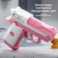 Pistolet à eau transfrontalier Sand Eagle, à tir manuel et automatique, à chargement arrière, jouet pour enfants, modèle en plastique pour l'extérieur, vente en gros