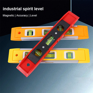 Оптовая продажа, длинный маленький магнитный Профессиональный ударопрочный уровень I-луча с пузырьковыми флаконами и логотипом - Product Image 1