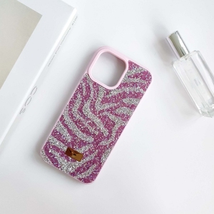 Kim Cương Sang Trọng TPU Mô Hình Thiết Kế Mới Thời Trang Da Báo In Lại Tùy Chỉnh Bling Long Lanh Bảo Vệ PC Điện Thoại Di Động Trường Hợp - Product Image 3