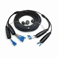 Câble de raccordement en fibre optique monomode LC vers LC, bobine de stockage robuste, 100 m, 200 m, 300 m, équipement de fibre