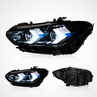 Ensemble de phares LED BK pour BMW X5 2019-2022, style laser, double couleur, projecteur DRL, clignotant séquentiel, plug and play
