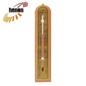 Nouvelle conception en 2021 Promotion d'usine Thermomètre mural en bois à double affichage intérieur et extérieur - Product Image 2