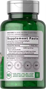 Complément d'<span class=keywords><strong>ail</strong></span> haute puissance sans odeur, gélules de bien-être sans lactose ni conservateurs - Product Image 5