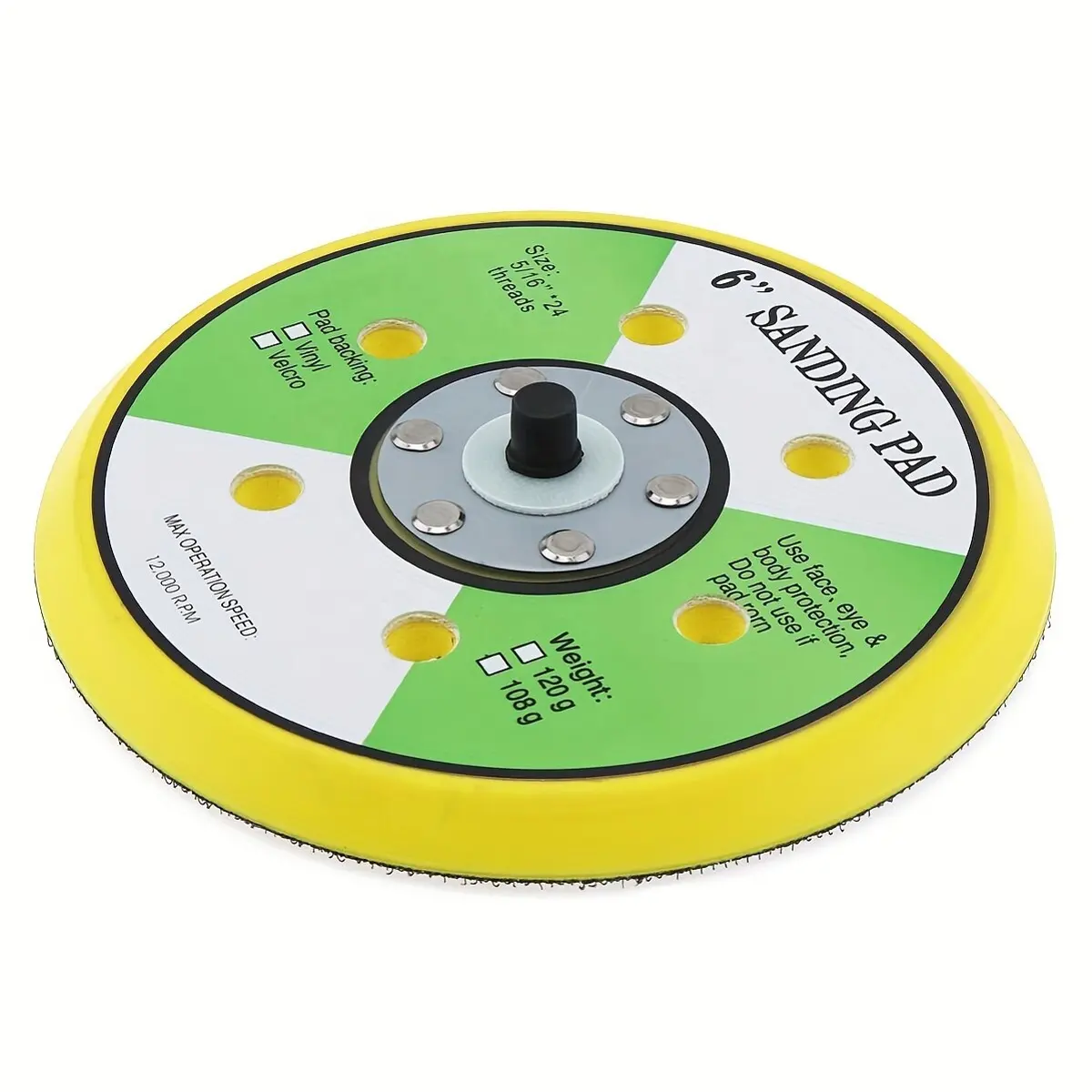 6 Inch Backing Pad Zelfklevende Haak En Lus Backed Plaat Schuurschijven Polijsten Pad