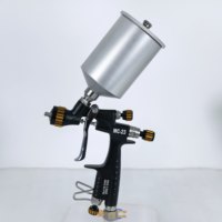 Pistolet de pulvérisation Ouch Up avec pot en alliage d'aluminium antirouille de haute qualité de 200 ml, pistolet de réparation pour voitures et meubles