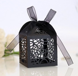 <span class=keywords><strong>La</strong></span> araña de Halloween Web láser de papel hueco de caja de embalaje de Chocolate - Product Image 2