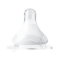 ALGO-Tétine perlée en silicone à bouche large pour nouveau-né, anti-colique, pour le lait maternel.