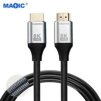 CE OEM Nouveau 2.1 Câble HDMI 8K 60Hz Mâle à Mâle Cordon PVC pour Moniteur 4K 120Hz 2.1 8K Ligne HDMI
