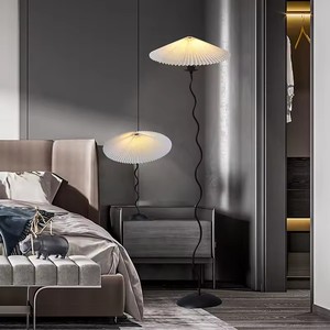 Lampada da Terra di Design <span class=keywords><strong>per</strong></span> Soggiorno, Camera da Letto, Arredamento Vintage Danese, Lampada LED a Ombrello <span class=keywords><strong>per</strong></span> Caffè - Product Image 2