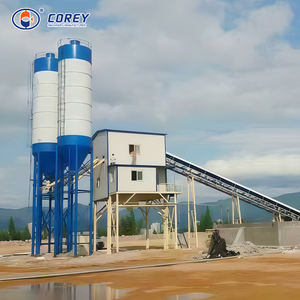 Ligne de production de béton en silo HZS120 à prix d'usine Corey avec moteur et pompe, composants principaux, centrale à béton efficace - Product Image 3