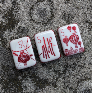 Pre-Sale 165 Luxury Acrylic Carved American Mahjong Set Walk With Me Crisloid New Products for 4-Person Casino <strong>Entertainment</strong> - Product Image 4
