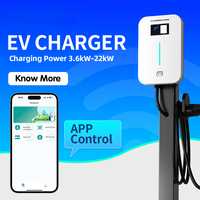 Nouvelle borne de recharge rapide pour véhicules électriques 22 kW, compatible GBT et OCPP 1.6, avec contrôle par application, garantie 1 an