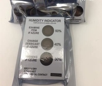 Carte indicatrice d'humidité à 6 points jaunes sans cobalt ni halogène, déshydratant pour composants électroniques et cartes PCB, OEM