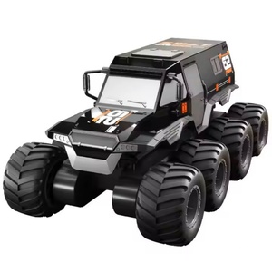 Coche RC Todoterreno de Aleación, Camioneta de Juguete con Tracción en las Cuatro Ruedas, Regalo para Niños, Anfibio SJY-Q145, Control Remoto 2.4G 4CH 4WD - Product Image 1