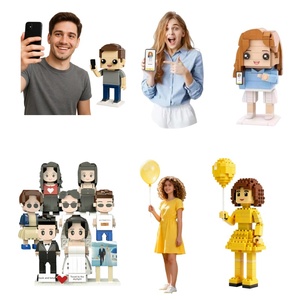 Conjunto de Blocos de Construção de Plástico Mini MOC Mascote de Equipe Esportiva Personalizada para Exibição Criativa e Presentes para Adultos em Feriados - Product Image 1