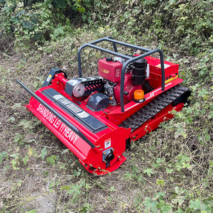 Chine tout terrain chenille télécommande tondeuse à <span class=keywords><strong>gazon</strong></span> Robot coupe-herbe Machine <span class=keywords><strong>de</strong></span> découpe robot tondeuse à <span class=keywords><strong>gazon</strong></span> jardin verger cour utilisation - Product Image 1