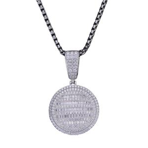 Sterling Silver Moissanite Seven Stone Necklace for Women Elegant Graduated Round Cut Sparkling Pendant Necklace Fine Jewelry - Product Image 2