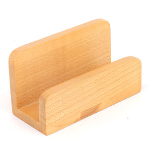 Base de Madera Pulida de Alta Calidad, Lijada y Recubierta, Personalizable con Barnizado, para Tarjetas de Visita - Product Image 3