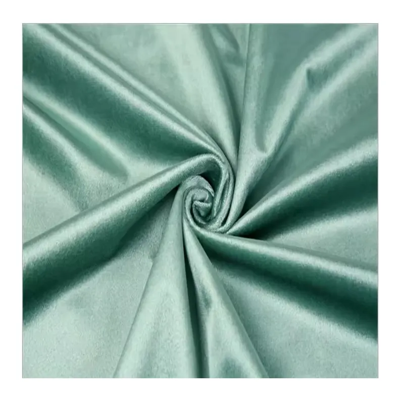 wholesale price per meter 100% Polyester stretch italian velvet fabric for dresses