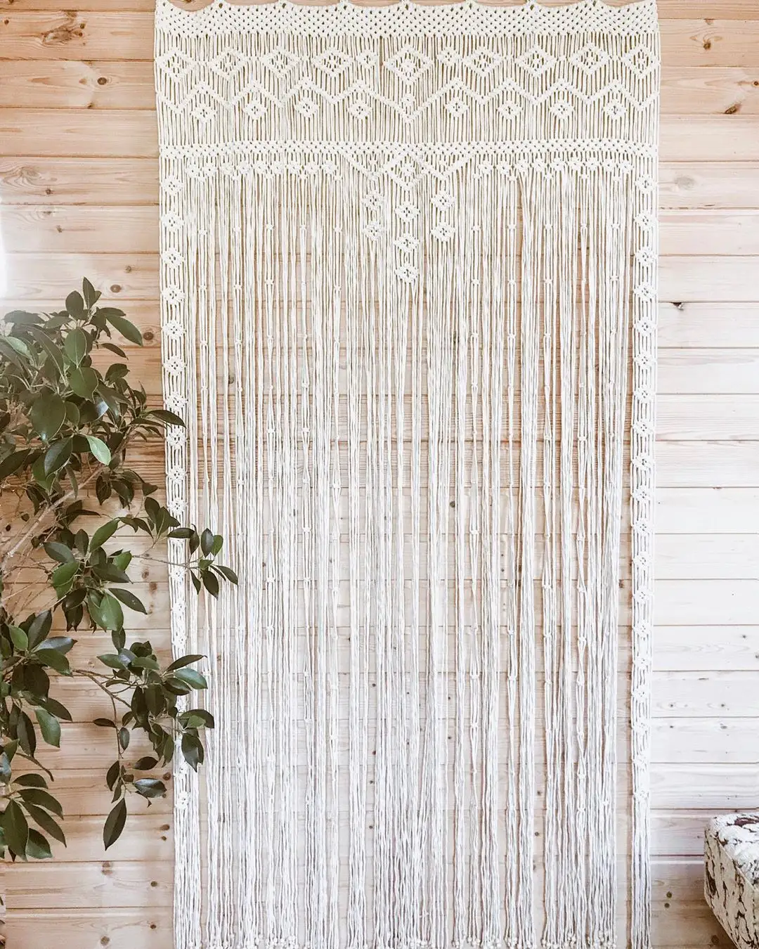 Handmade Macrame Curtains for sale on Amazon