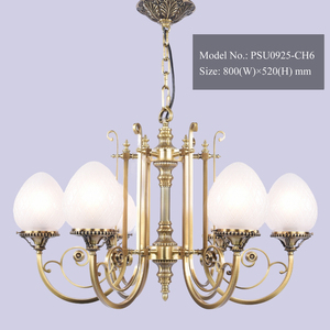 European Vintage Luxury Chandelier Metal and Glass Pendant Lamp for Living Room <b>Dining</b> Room Bedroom Hotel Custom Pendant <b>Light</b> - Product Image 4