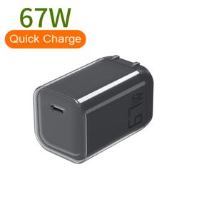 Chargeur GaN PD67W Design Pliable et Élégant Mode Double PD3.0 QC3.0 Port Type-C pour une Alimentation Stable des Smartphones - Product Image 2