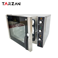 Four de Cuisson Commercial 300°C à Convection et Vapeur, en Acier Inoxydable, Double Ventilateur, Éclairage Intérieur, à Poser sur Plan de Travail pour Boulangerie, Kebab, Restaurant
