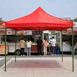 Abri de plage pliable robuste 3x3m, tente imperméable toutes saisons pour événements commerciaux, fêtes en plein air, stand de vente - Product Image 1