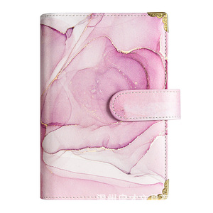 Organiseur/Agenda A6 à feuilles mobiles à couverture rigide, impression couleur personnalisée, coffret cadeau en cuir, 100 feuilles, classeur de <span class=keywords><strong>budget</strong></span> transfrontalier - Product Image 5