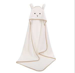 Animal Kids Cartoon <span class=keywords><strong>accappatoio</strong></span> morbido asciugamano da bagno con cappuccio in microfibra di corallo ad assorbimento rapido - Product Image 3