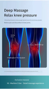 Heizung Knie massage gerät, Knie Schulter Ellenbogen 3-in-1 Heizung Vibrations massage gerät, tragbares drahtloses Heiß kompression massage gerät - Product Image 5