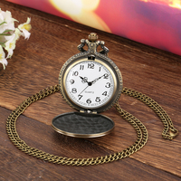 Cadeau souvenir britannique bijoux en métal vintage London Tower Bridge collier chaîne hommes montre de poche