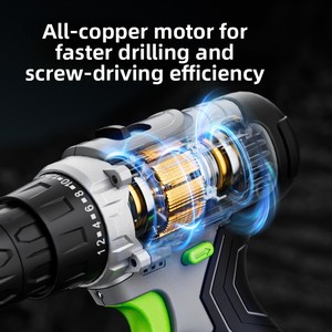 Feihu 21V Rechargeable Cordless Drill for Home Use, High-<b>Power</b> Multi-Function Lithium Drill, Electric <b>Tool</b> with CE Certification - Product Image 2